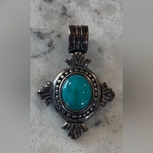Sterling Silver Turquoise Pendant